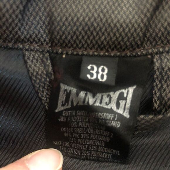 Emmegi Ski Vest Faux Fur Brown Winter Vest Animal Print - Picture 9 of 10